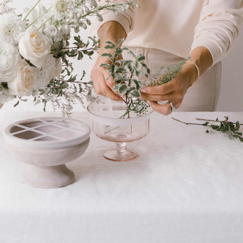 Step 2: arranging flowers using the Blossom Grid tool.