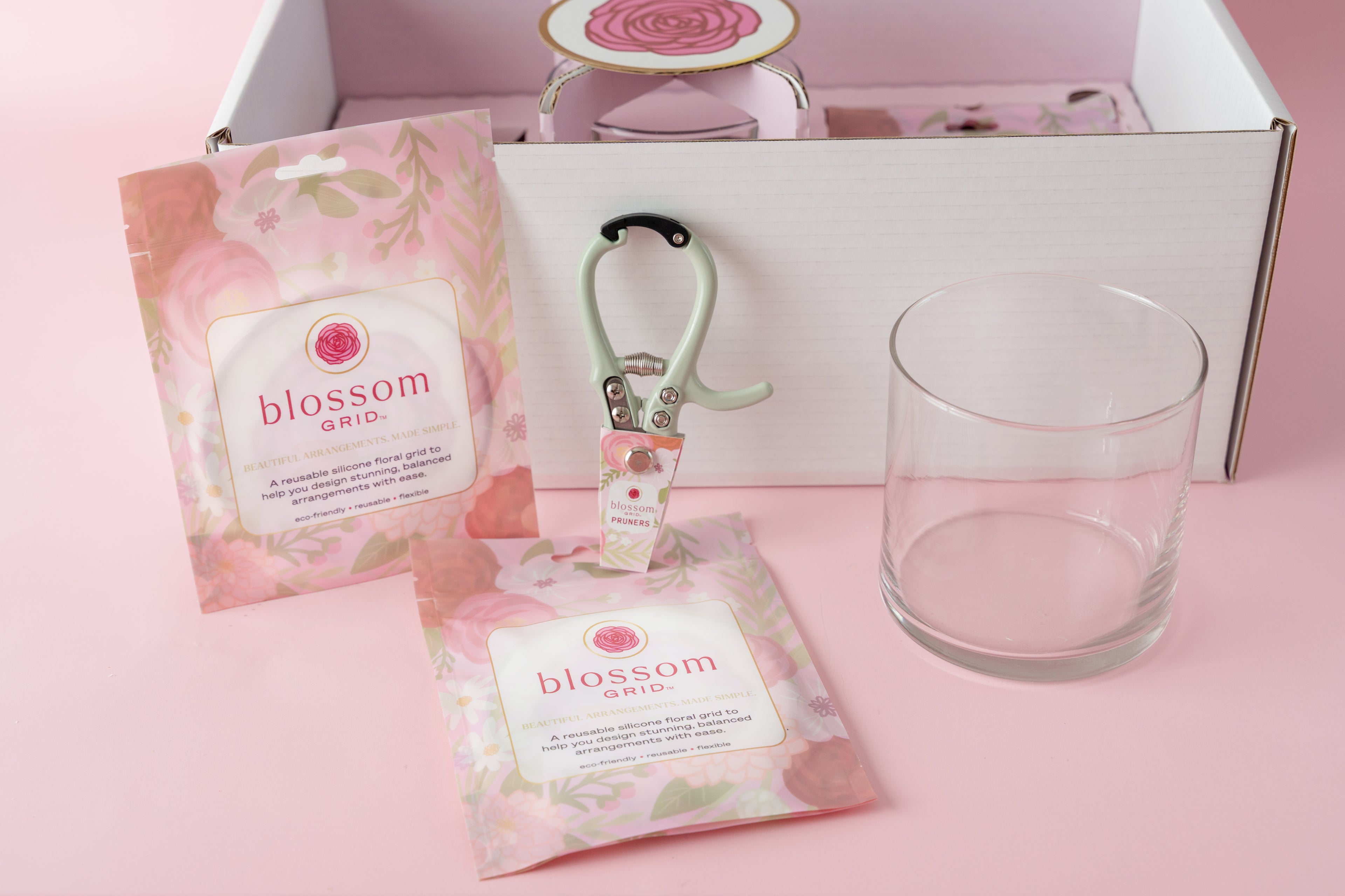 Blossom Grid™ Flower Arranging Kit - Complete Floral Gift Set